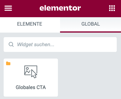 Globale Widgets