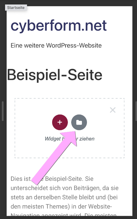 Template Einfügen