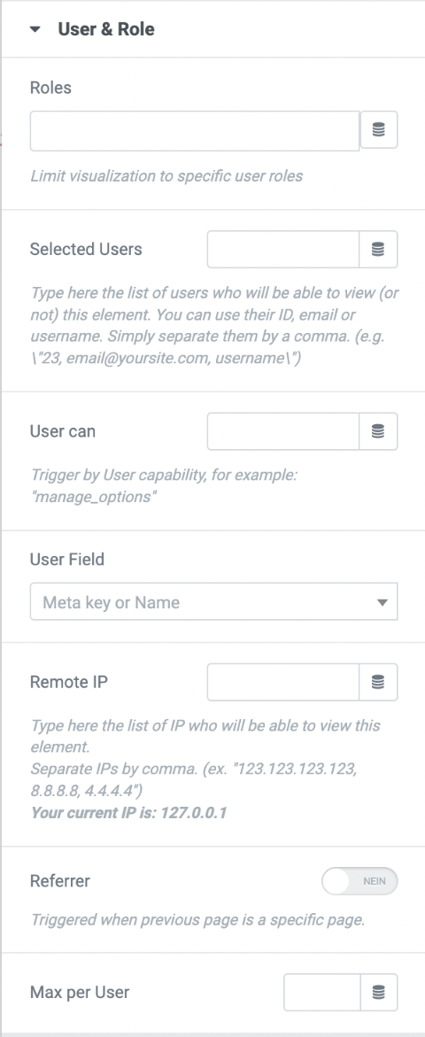 User And Role
