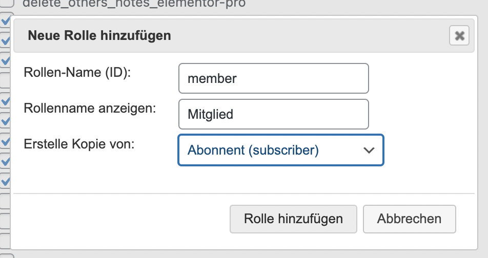User Role Editor 2
