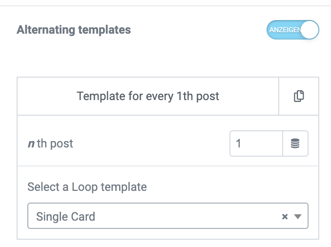 Alternmating Templates Elementor Custom Skin