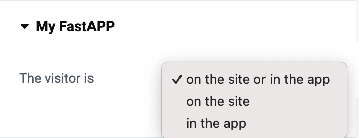 visibilty myfastapp