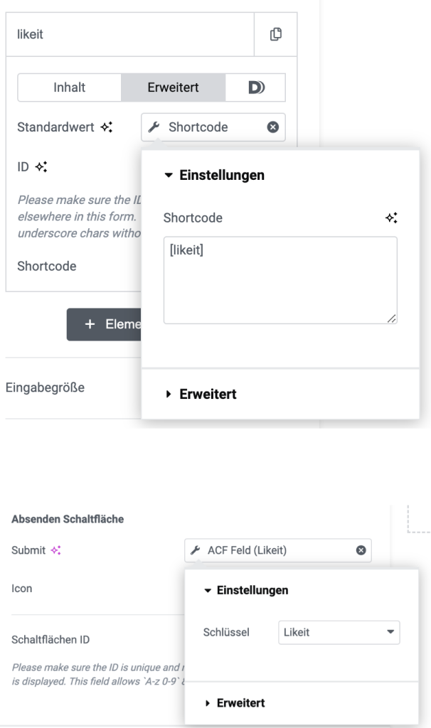 Formular Config Likeit
