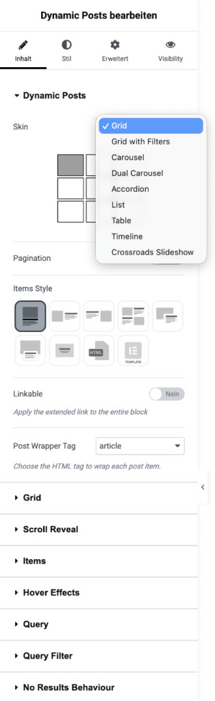 Dynamic Posts