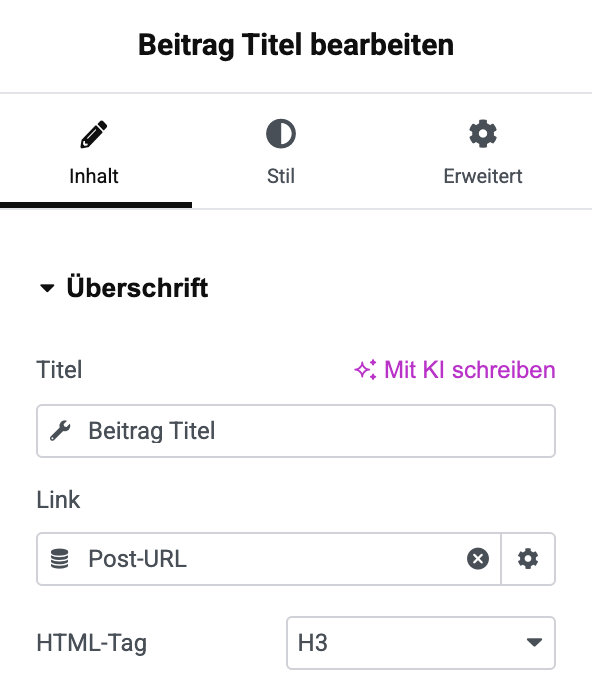 Verlinkter Beitrag Titel