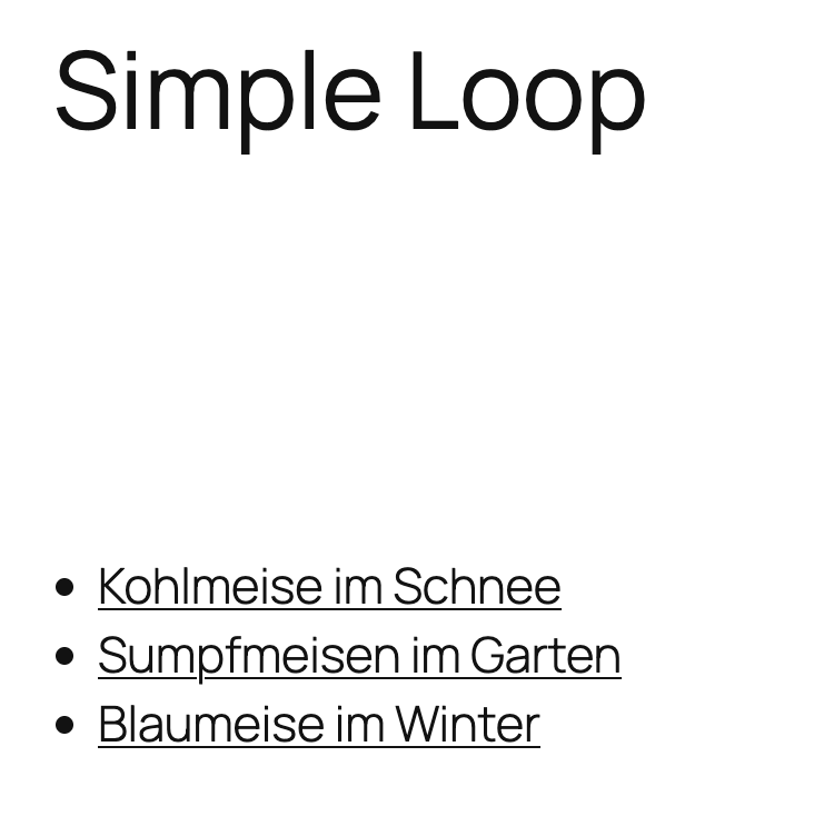 Loop frontend