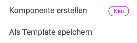 Komponenten erstellen